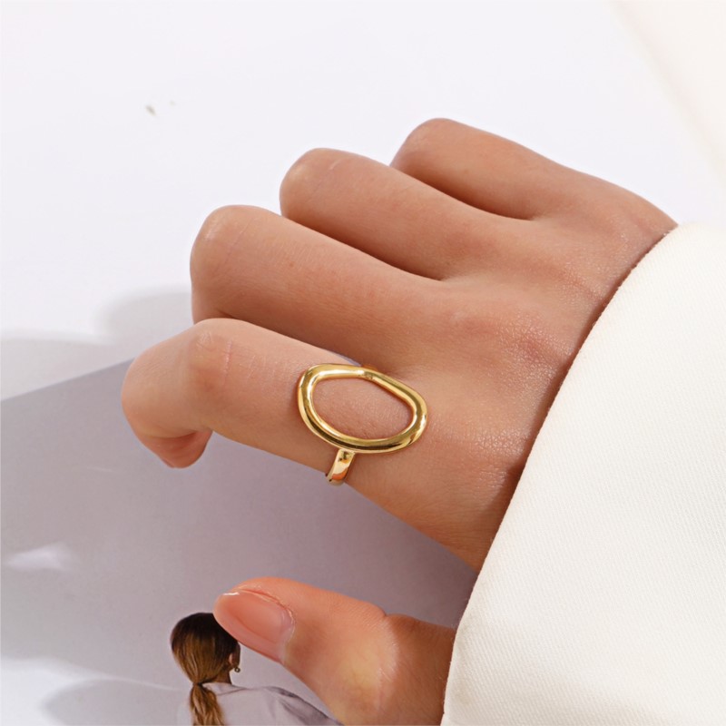 ANENJERY 316L Rvs Holle Ovale  - Men'S Accessories Jewelry Sale recensie en prijs