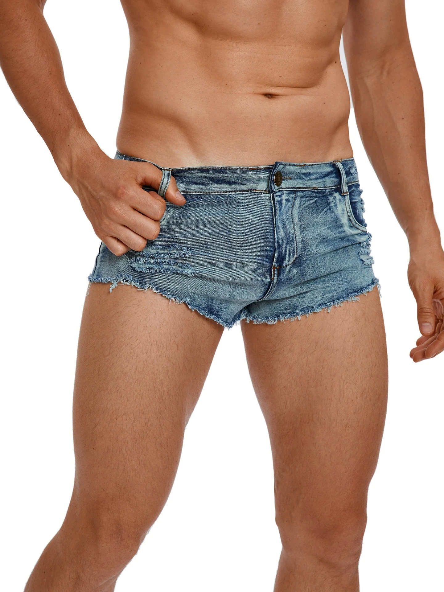 Heren jeansshorts met lage tai - Men'S Accessories Clothing recensie en prijs