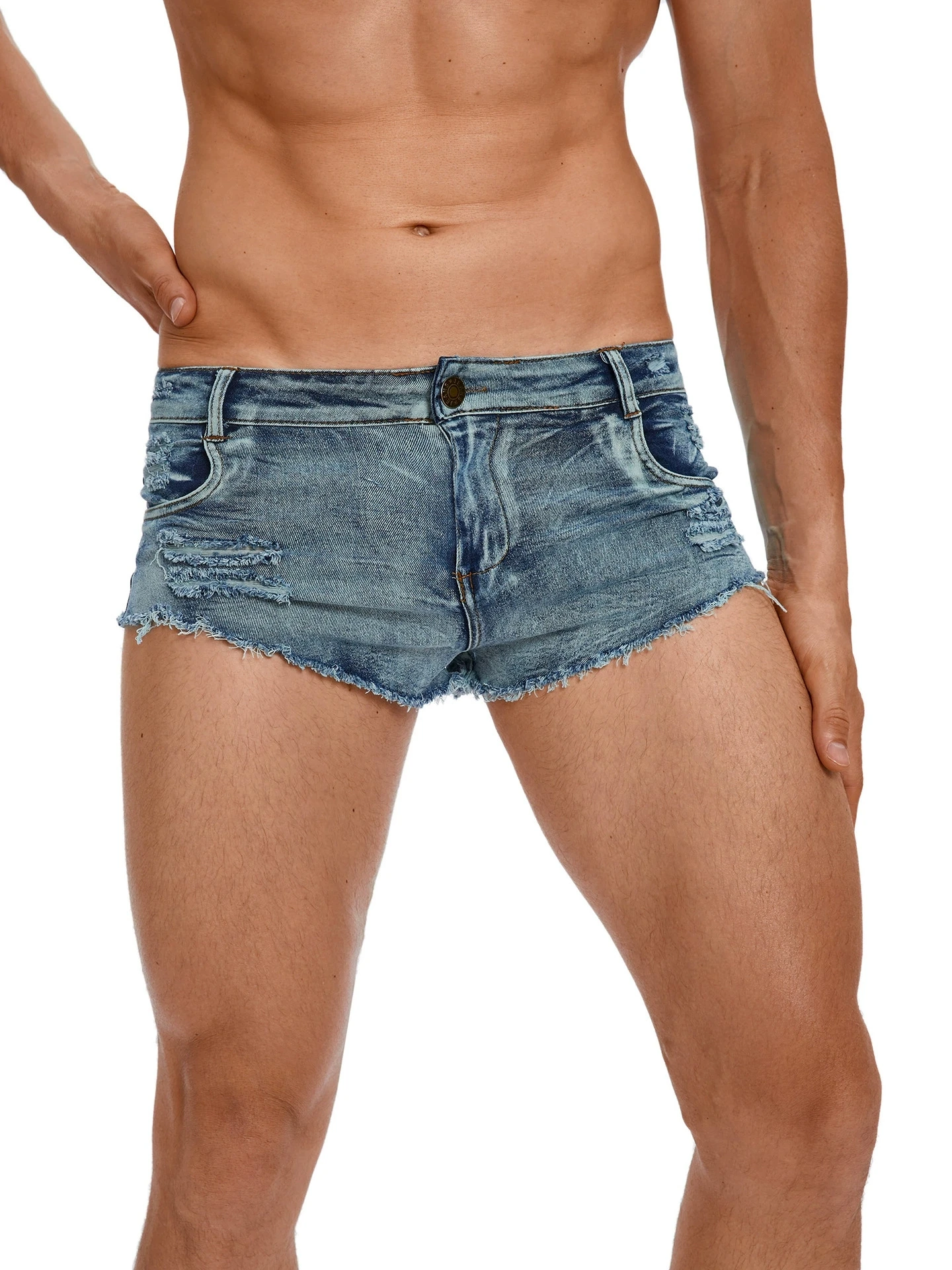 Heren jeansshorts met lage tai - Men'S Accessories Clothing recensie en prijs