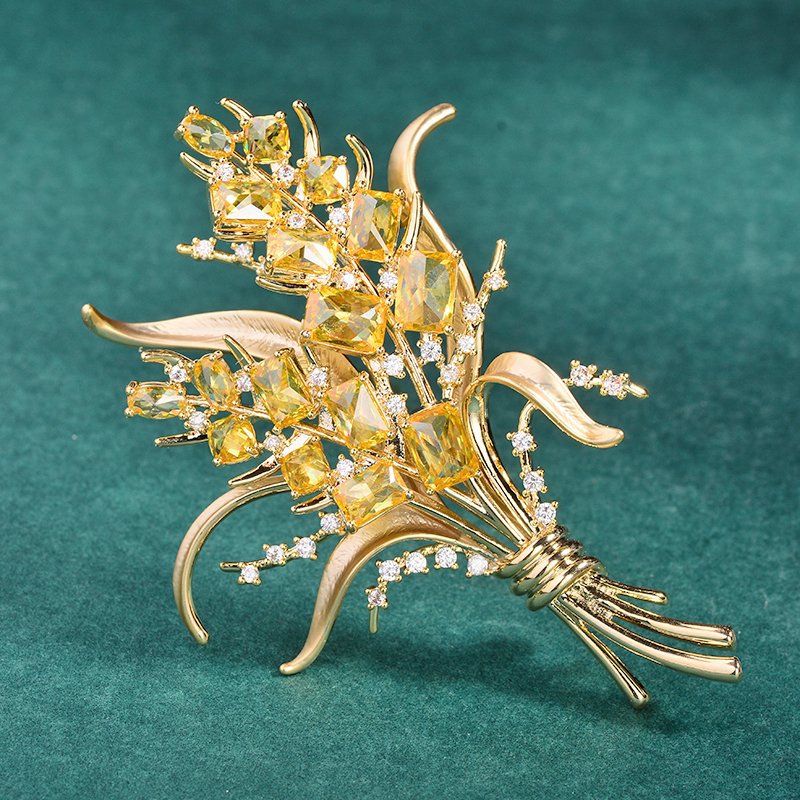 Mode Zirkoon Tarwe Oor Broches - Men Accessories Bouquet recensie en prijs