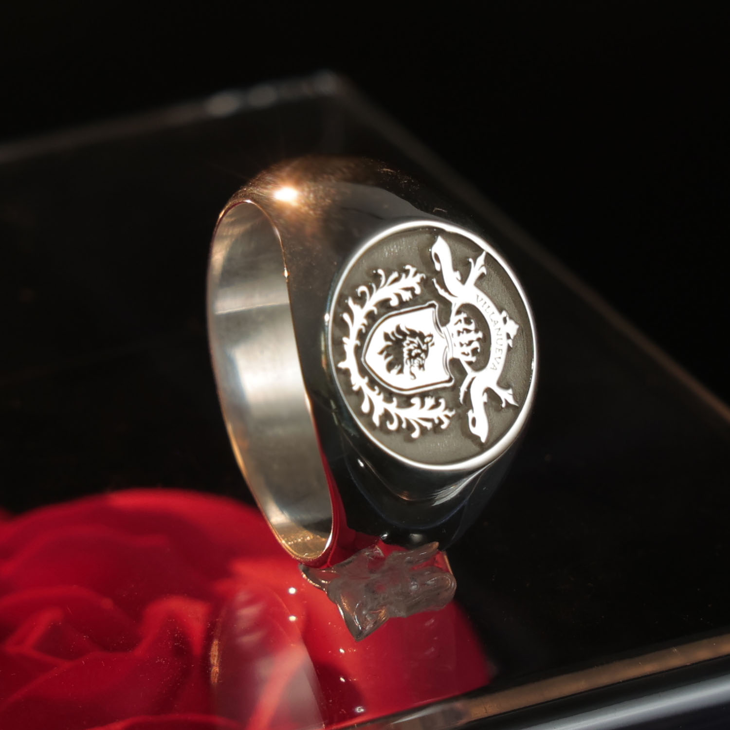 17 mm ronde 925 massief zilver - Signet Ring Men recensie en prijs