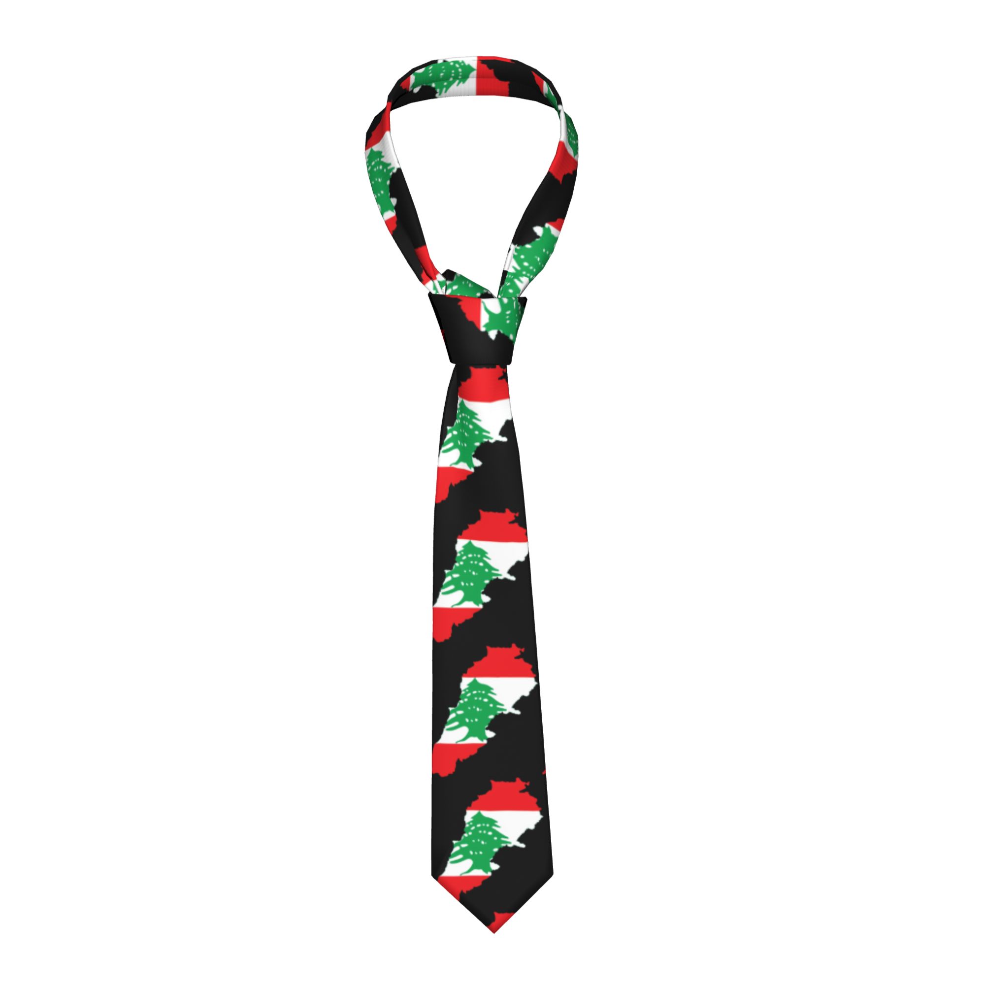 Vlagkaart van Libanon stropdas - Men Accessories Lebanon recensie en prijs