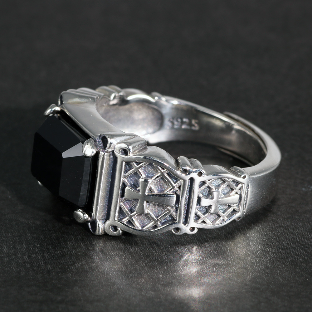Vintage Punk Zilver 925 Sierad - Signet Ring Men recensie en prijs